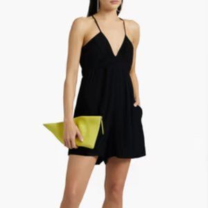 Rag & Bone NWT Mimi Sleeveless Romper Black Size 12
